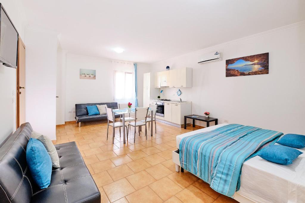 Postel nebo postele na pokoji v ubytování Casa Mazzini