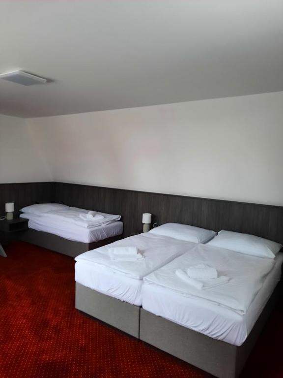 Postel nebo postele na pokoji v ubytování Hotel Orka