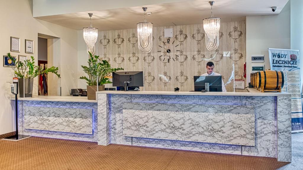 Lobby alebo recepcia v ubytovaní St Lukas Medical & SPA