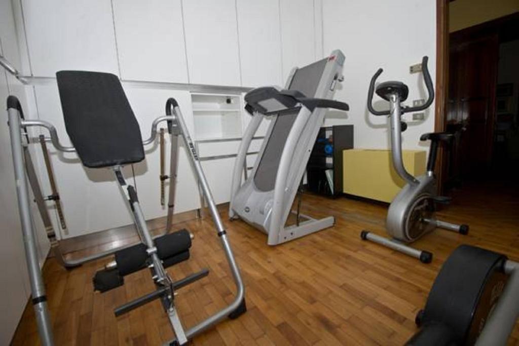 Posilňovňa alebo fitness centrum v ubytovaní Palazzo Altinate - Note di Piano