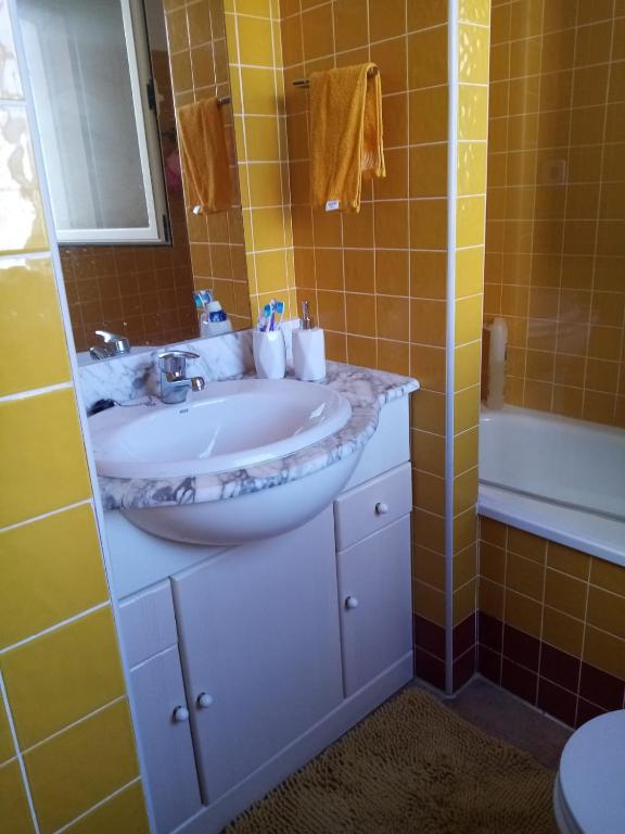 Koupelna v ubytování Casa Mira Casares Costa