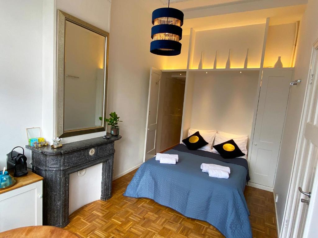 Ein Bett oder Betten in einem Zimmer der Unterkunft Canal Hideaway