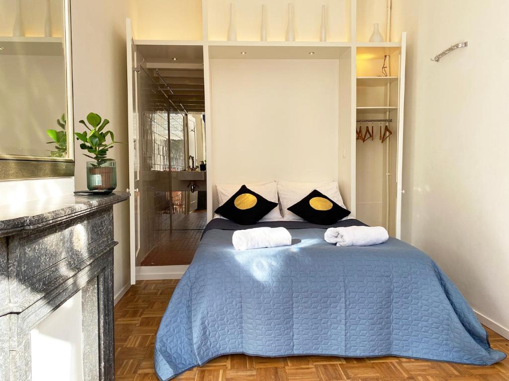 Ein Bett oder Betten in einem Zimmer der Unterkunft Canal Hideaway