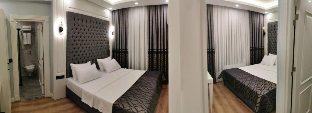 Postel nebo postele na pokoji v ubytování Luxx Garden Hotel
