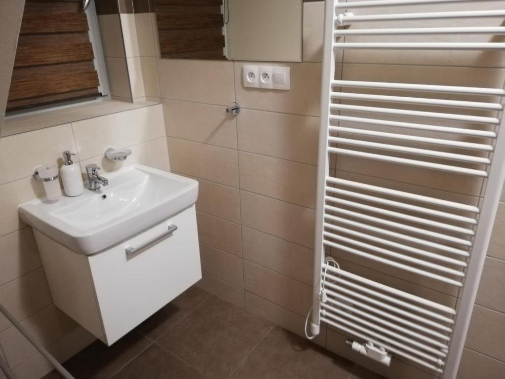 Koupelna v ubytování Apartmány Říčky II.