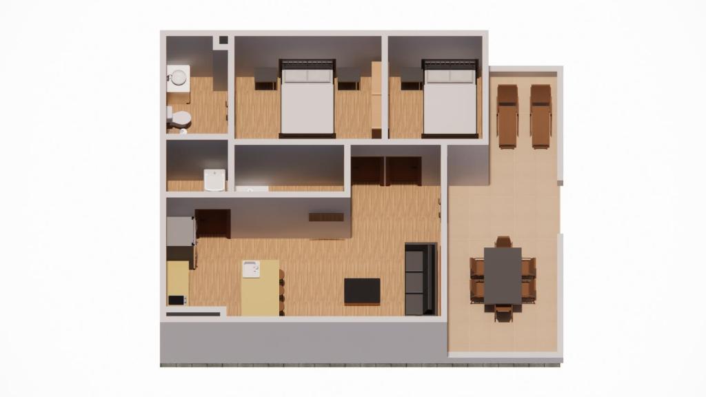 План на етажите на Jaco Central Condos Villas Paraiso