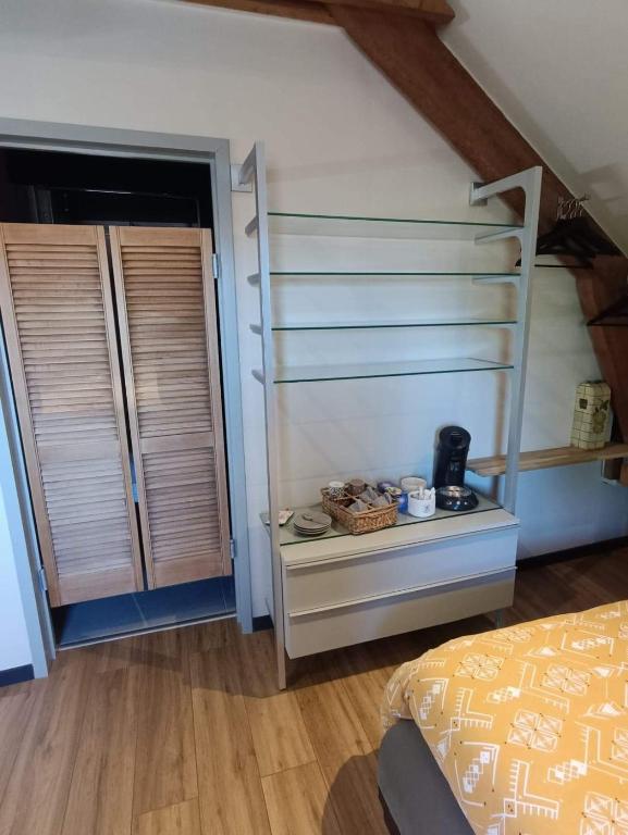 Postel nebo postele na pokoji v ubytování L 'Anima BB & table d'hôte