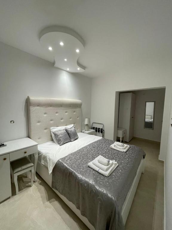 Postel nebo postele na pokoji v ubytování Villa Natka