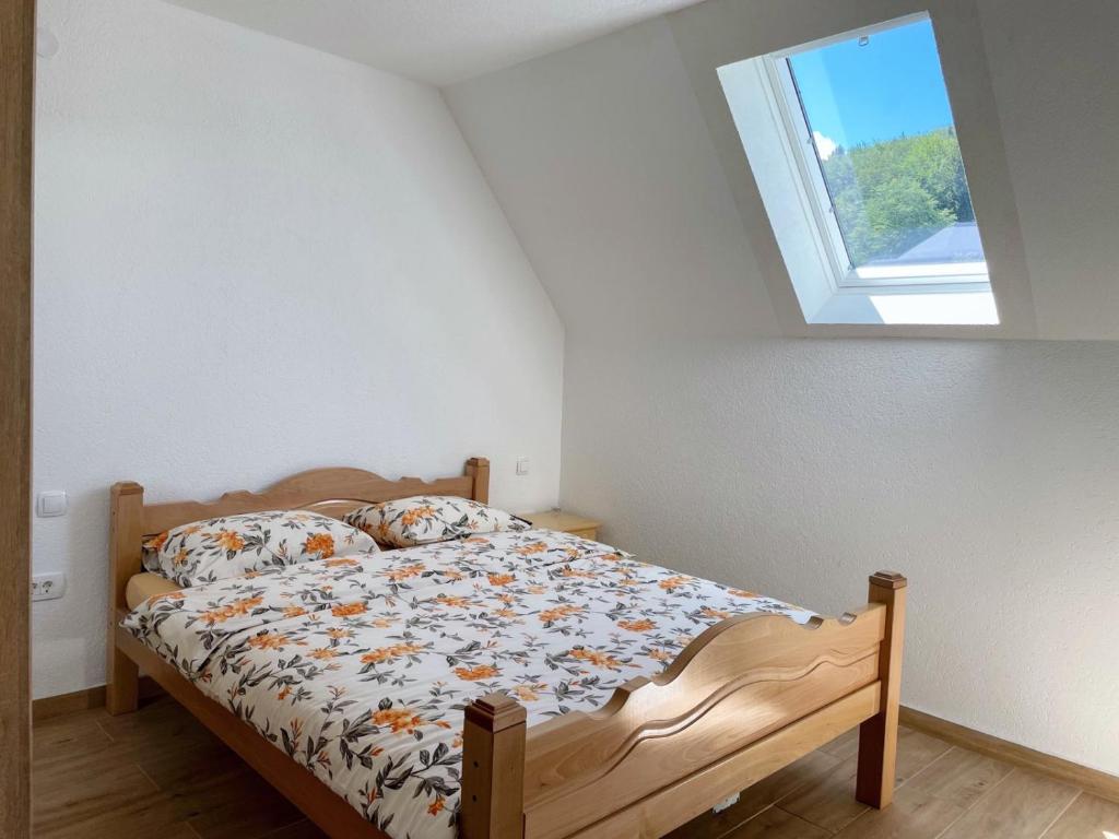 Postel nebo postele na pokoji v ubytování Gorštak