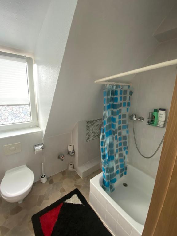 Koupelna v ubytování Hostel Nuremberg
