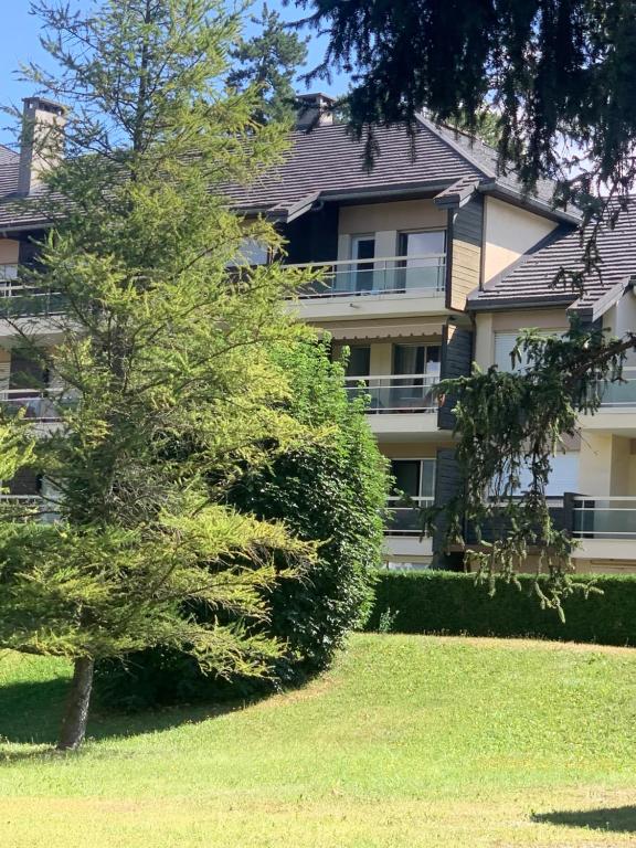 Zahrada ubytování Les Mélèzes 1 Studio