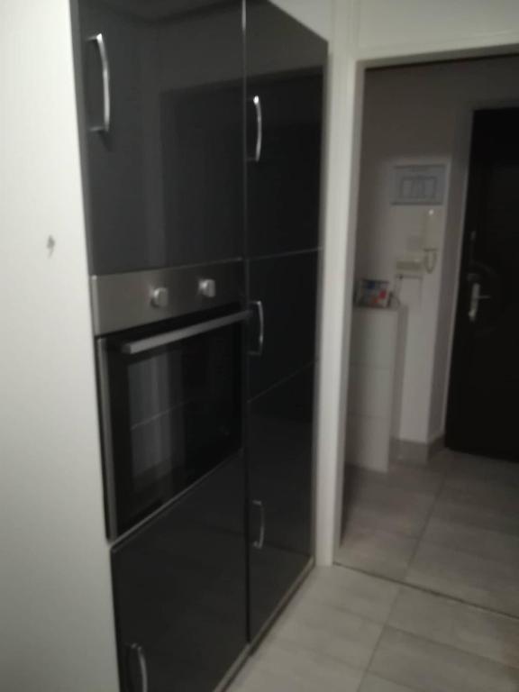 Kuchyň nebo kuchyňský kout v ubytování APARTMAN D&D***