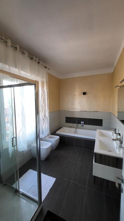 Posteľ alebo postele v izbe v ubytovaní La Casa del Buonviaggio