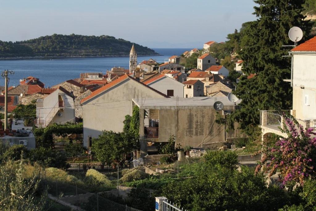 a small town with houses and the water at Apartments with a parking space Vis - 8861 in Vis