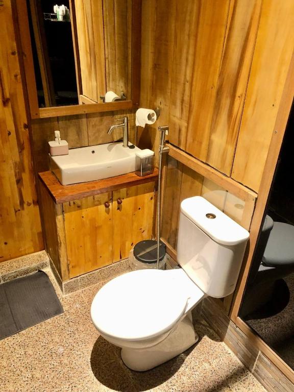 Koupelna v ubytování stay KULTURA