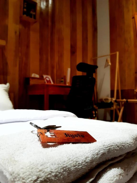 Postel nebo postele na pokoji v ubytování stay KULTURA