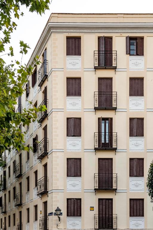 Budova, kde se aparthotel nachází