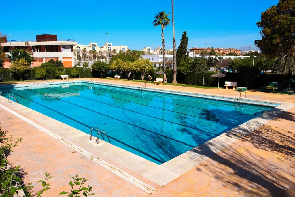 The swimming pool at or close to San Juan Live