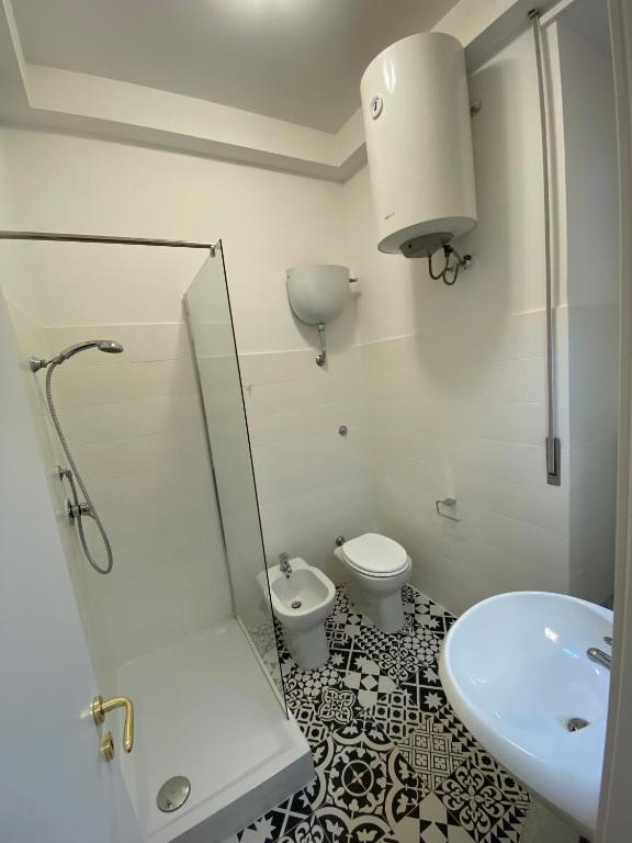 Koupelna v ubytování Art Atelier Apartments