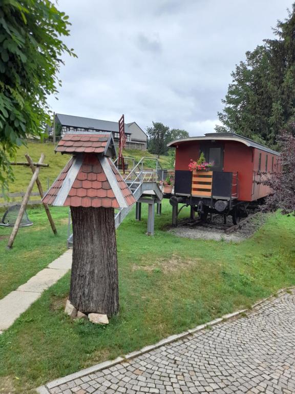 Zahrada ubytování Eisenbahnromantik im Urlaub