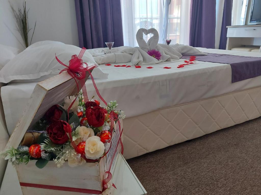Postel nebo postele na pokoji v ubytování Diamond Kiten