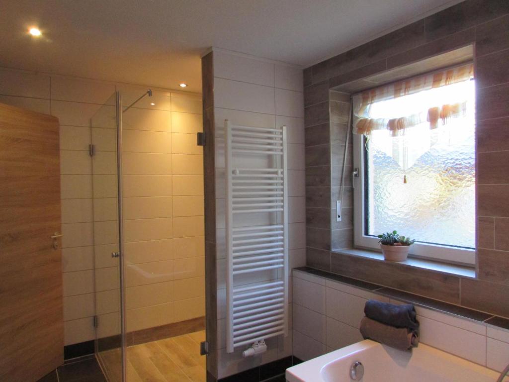 Koupelna v ubytování Ferienhaus Priller