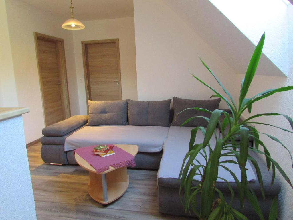 Posezení v ubytování Ferienhaus Priller