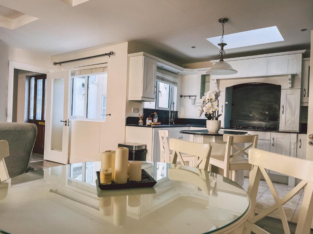 Posezení v ubytování Broc House Suites