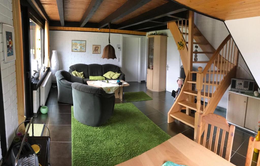 Posezení v ubytování Ferienhaus "Blick up de Kohjen"