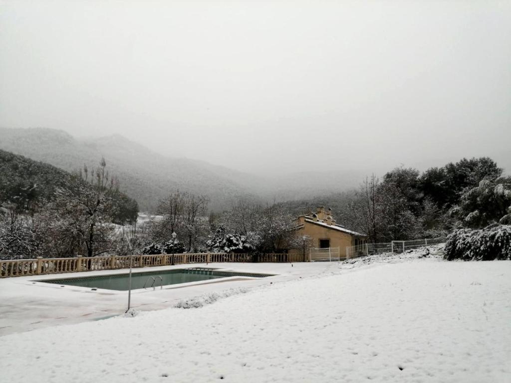 Finca La Celada v zimě