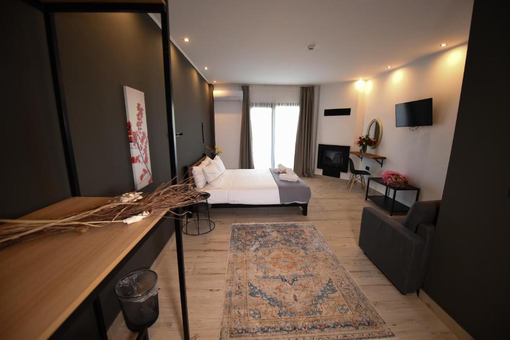 TV a/nebo společenská místnost v ubytování Hotel Koferita