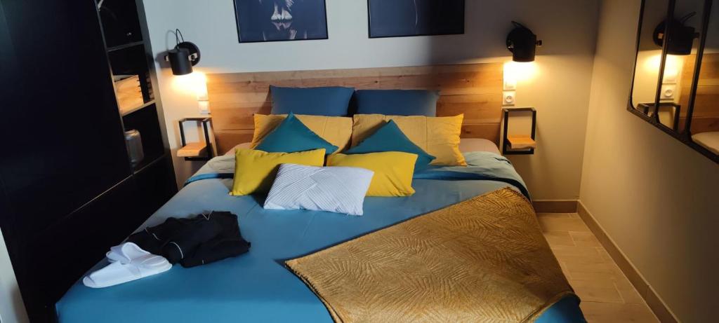 Posteľ alebo postele v izbe v ubytovaní Atelier du chill - Bergues