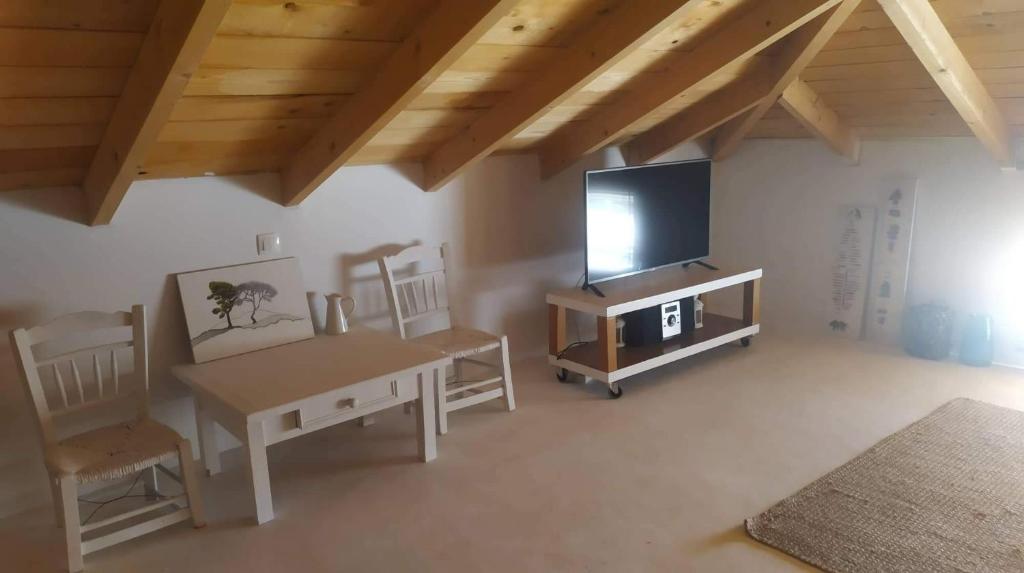 Telewizja i/lub zestaw kina domowego w obiekcie Eleonas Studios