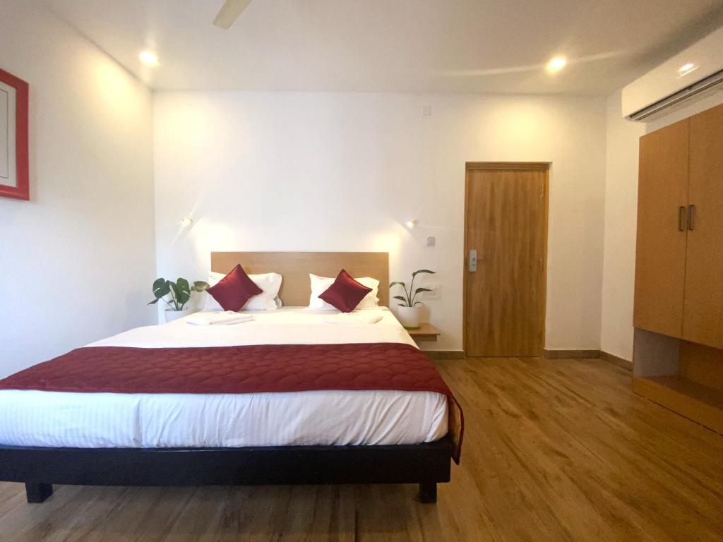 Postel nebo postele na pokoji v ubytování Hotel Bluestone