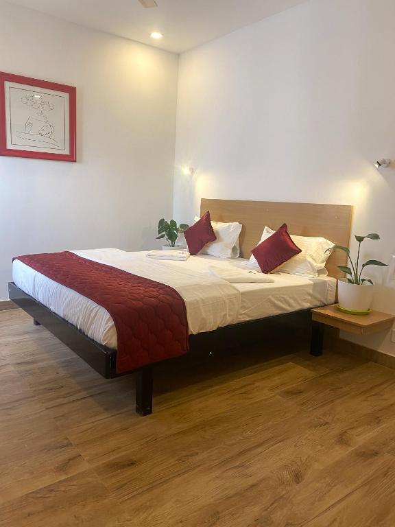 Postel nebo postele na pokoji v ubytování Hotel Bluestone