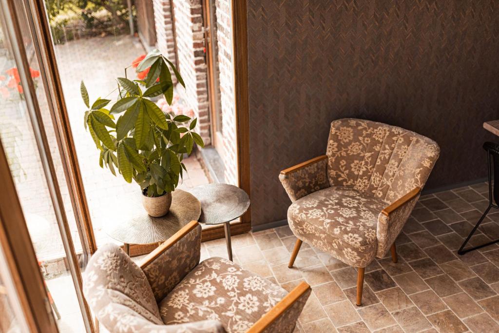 Posezení v ubytování B&B Maison Lize
