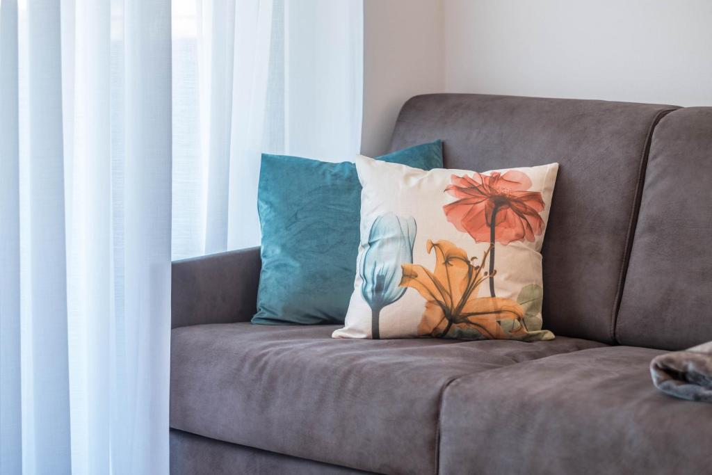Posezení v ubytování Luisl Hof - Apartment Vitis