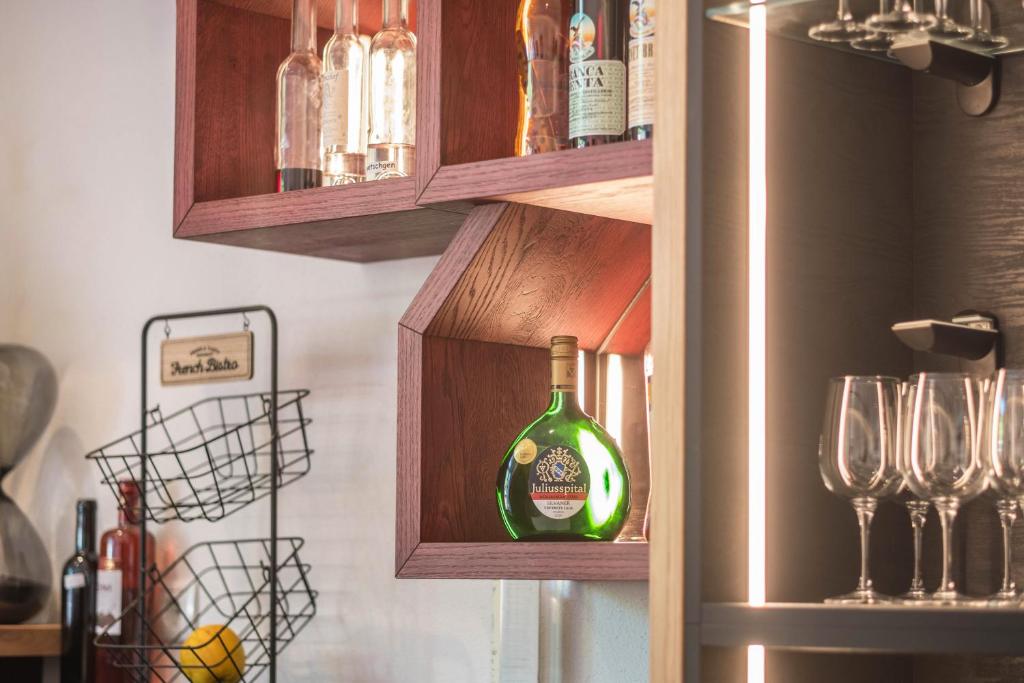 Nápoje v ubytování Luisl Hof - Apartment Vitis