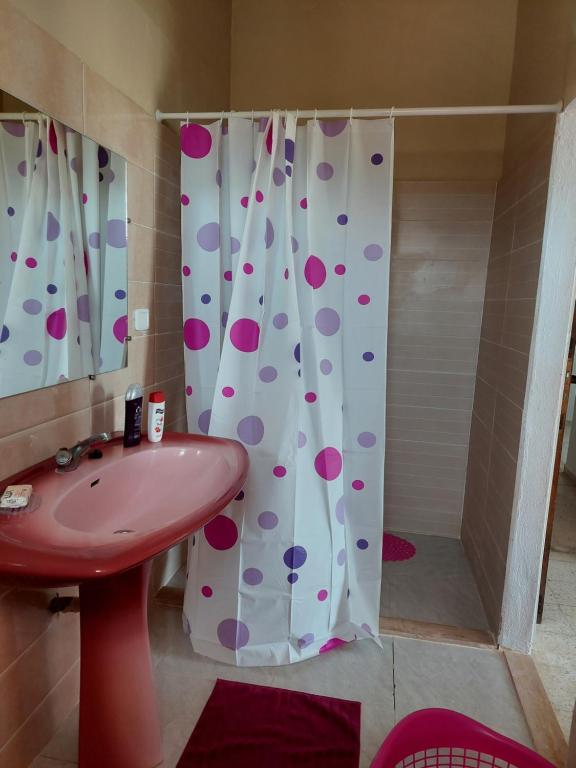 Koupelna v ubytování Appart Gyptis Résidence Chahrazad