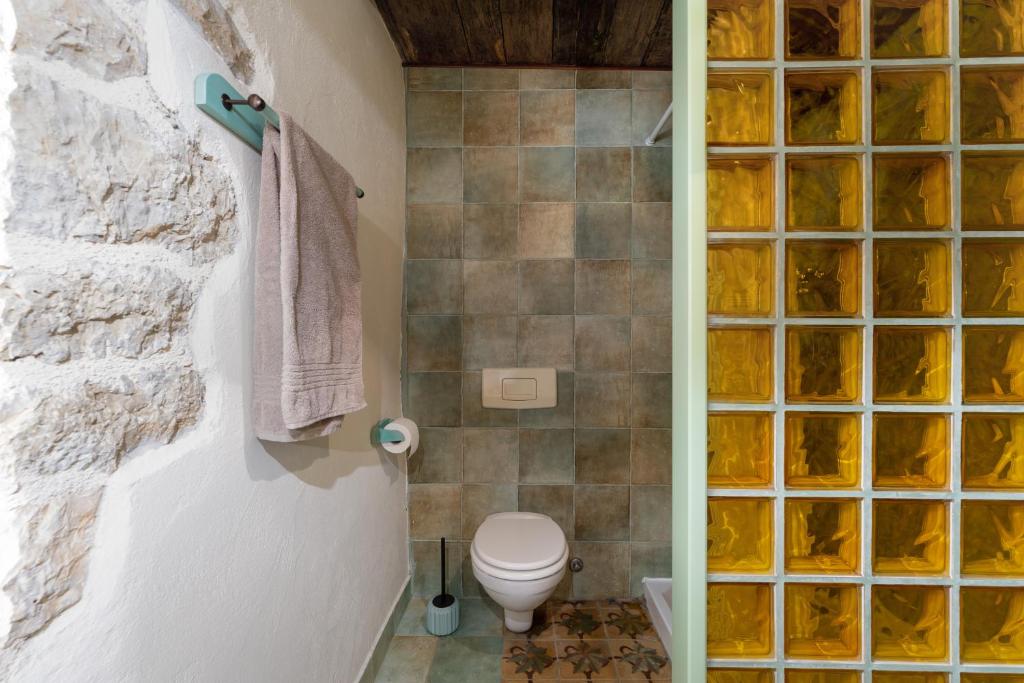 Koupelna v ubytování Casa-Pietra Porec