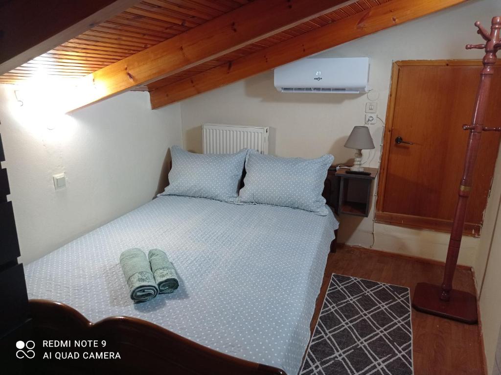 Postel nebo postele na pokoji v ubytování Bratis House