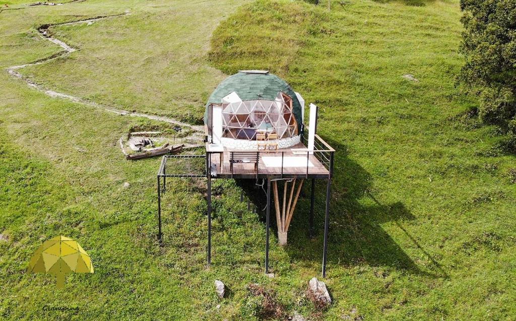 Zahrada ubytování Glamping Reserva del Roble