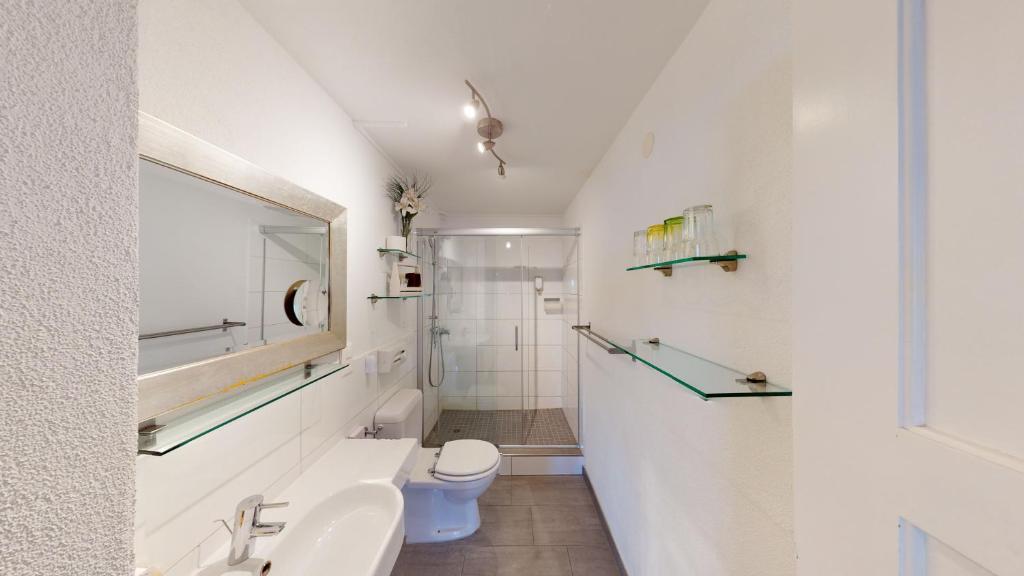 Koupelna v ubytování BnB Haus Weibel