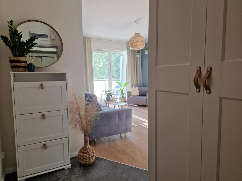 Posedenie v ubytovaní Apartament Iławianka