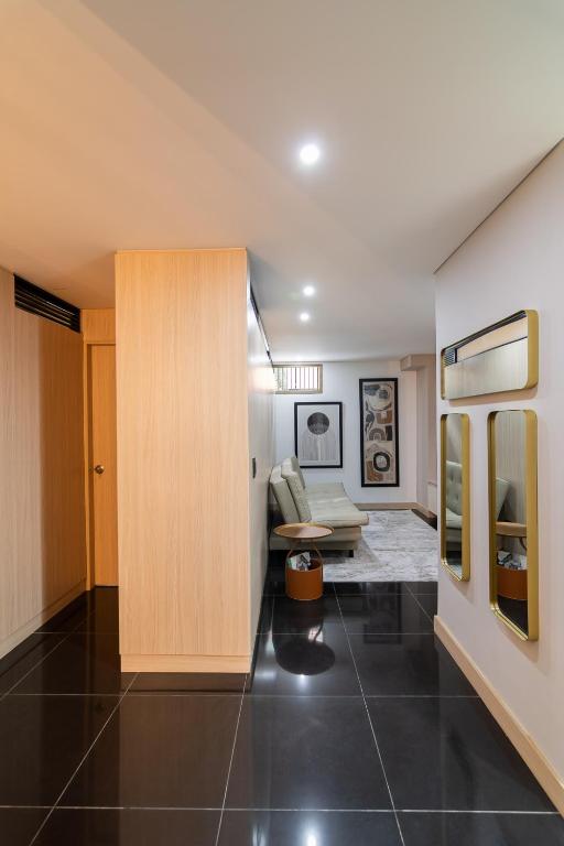 Postel nebo postele na pokoji v ubytování Hotel Zona A
