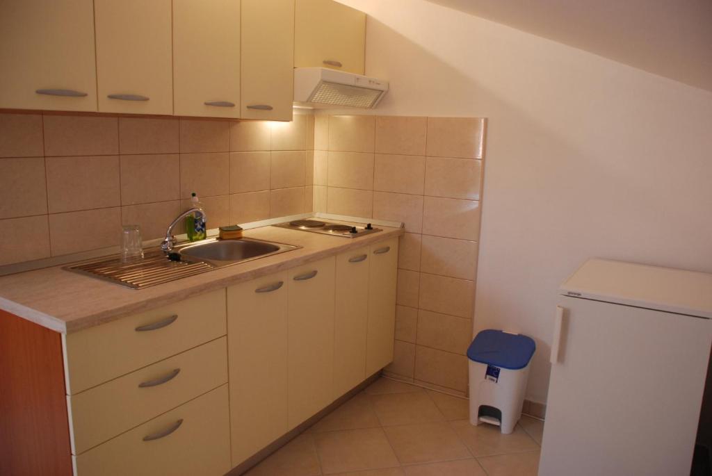 Kuchyňa alebo kuchynka v ubytovaní Apartments by the sea Kukljica, Ugljan - 8478