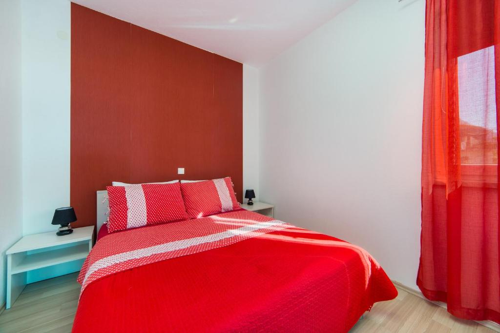Posteľ alebo postele v izbe v ubytovaní Apartment Brist 11078c