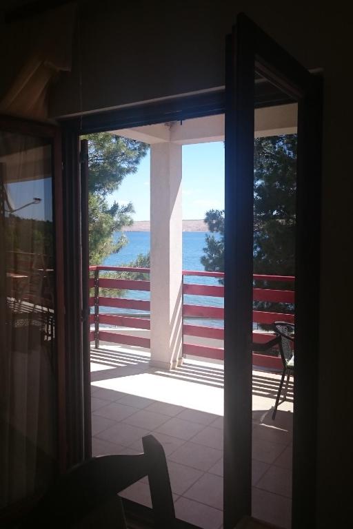 a view of the ocean from the living room of a house at Apartment Seline 11197b in Starigrad