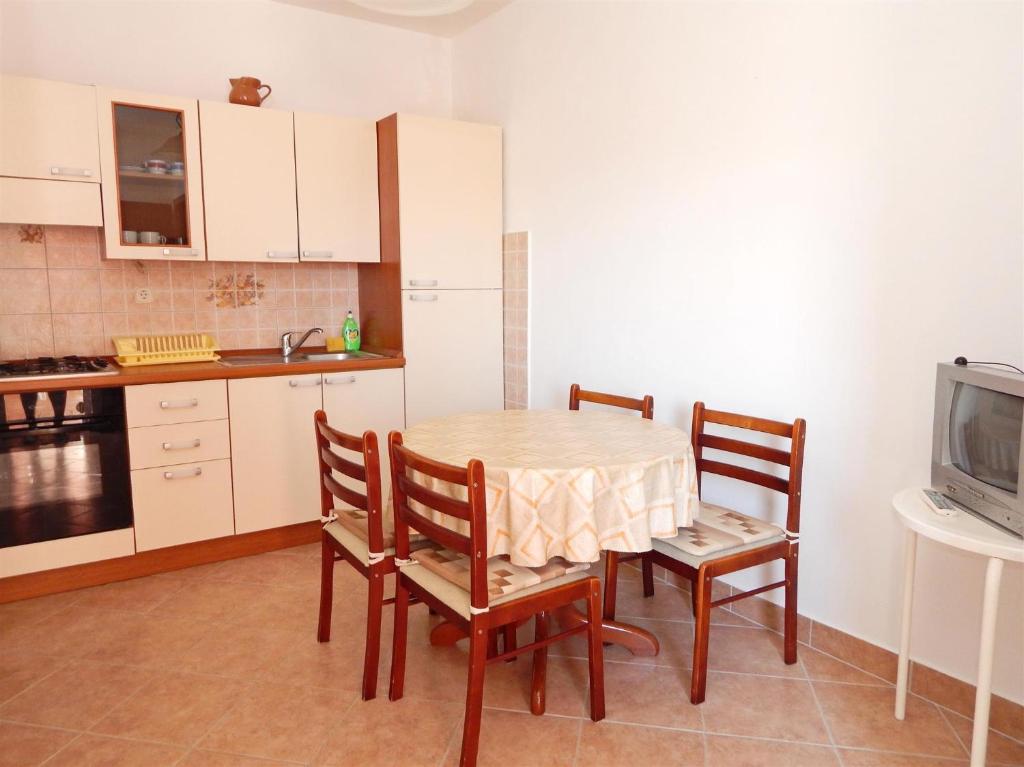 Kuchyňa alebo kuchynka v ubytovaní Apartment Pag 11358e