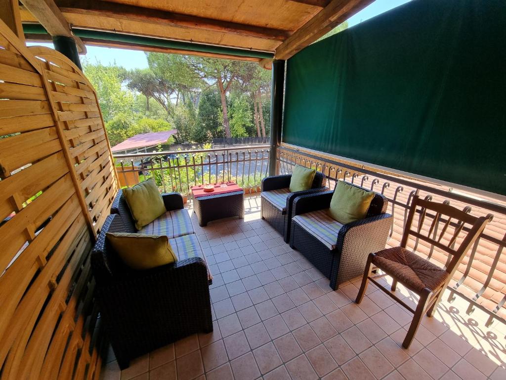 Μπαλκόνι ή βεράντα στο Il Casale nel Parco Guesthouse